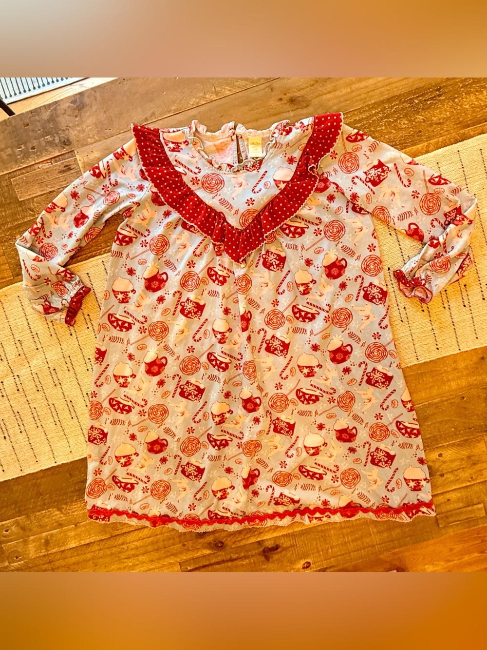 Matilda Jane Clothing - Cup of Cheer Nightgown - Size 12